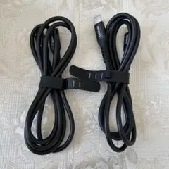 匿名配送❣️ USB-C to USB-c ケーブル 1M 2本　ブラック
