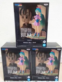 ドラゴンボール History Box ブルマ フィギュア　3点セット
