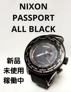 NIXON PASSPORT ALL BLACK