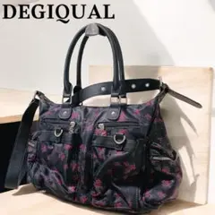 【人気】デシグアル 2way ショルダーバッグ　ハンドバッグ