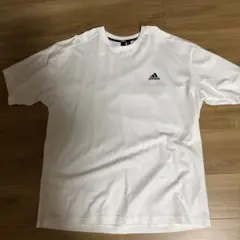 adidas THREE STRIPES ホワイト Tシャツ 2XLサイズ