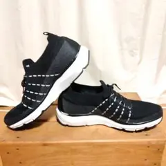 MOONSTAR ブラックニットスニーカー 26cm