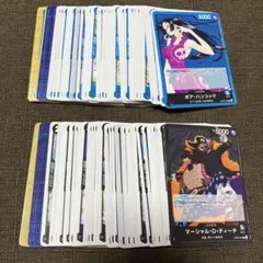【初心者オススメ】ワンピースカード 黒ティーチデッキ 青ハンコックデッキ 3つ目