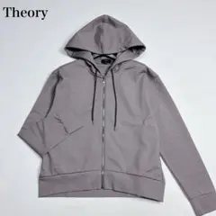 未使用級✨セオリー ジップパーカー VIS PONTE HOODIE S 茶色