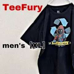 D30【TEE FURY】半袖プリントTシャツ【メンズXL】ブラック