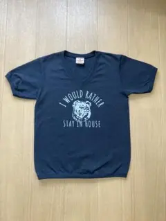 Goodwear アメリカ製 Vネック Tシャツ Sサイズ　黒色