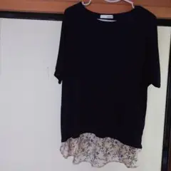 SHOO-LA-RUE ネイビー 半袖チュニック