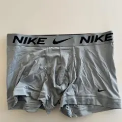 NIKE ナイキ　メンズボクサー　L(M) グレー　スポーツメッシュ　男性下着