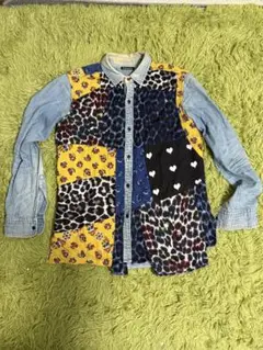 ボヘミアンズ　Bohemians ウエスタンパッチワークデニムシャツ