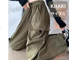 カーゴパンツ パラシュートパンカーキL レディース ストリート