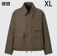 UNIQLO U ユーティリティショートブルゾン　　OLIVE　XL