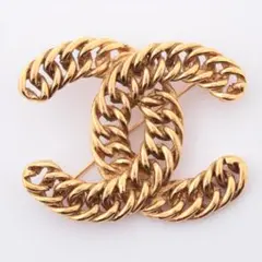 希少! CHANEL★シャネル ココマーク ゴールド ブローチ