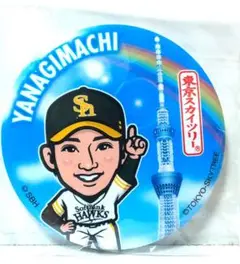 ホークス　柳町達選手　2025若鷹ガチャ 缶バッジ　２０周年ver.　東京