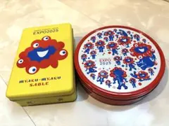 大阪関西万博　ミャクミャク　クッキー缶　 サブレ缶　缶のみ　2セット