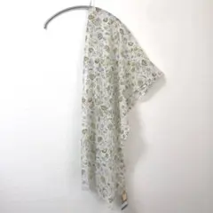 【美品・未使用】sisam ブロックプリント 手織 OCガーデンストール
