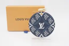 LOUIS VUITTON キーホルダー ジャガード ポルトクレ イリュスト 美