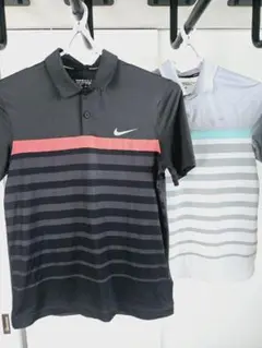 Nike ストライプポロシャツ 2枚セット