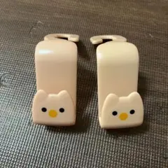 車用 ヘッドレスト フック 荷物掛け 簡単取付 収納 2個セット (ピンク)