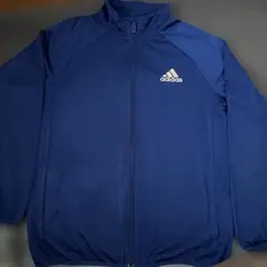 adidas ネイビー フルジップジャケット J160