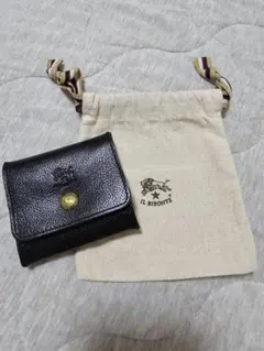 IL BISONTE ブラックレザー コインケース