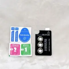 For Galaxy S24 カメラ保護 ガラスフィルム カメラカバー シルバー