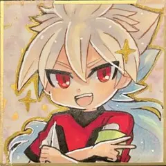 【豆色紙】手描きイラスト/ファンアート 白竜