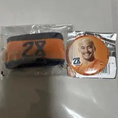 清水エスパルス　28.吉田選手ミニリストバンド　缶バッチ　セット