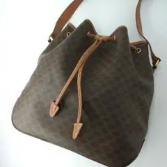 激レア✨美品 CELINE ショルダーバッグ 巾着 ヴィンテージ マカダム柄