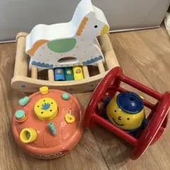 木製動物モチーフ 知育玩具 セット