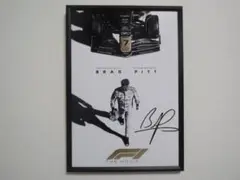 A4 額付き ポスター F1 エフワン Brad Pitt ブラッドピット