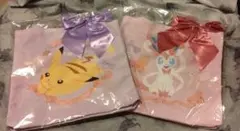 【2個セット】ピカチュウ　ニンフィア　プラチナムザッカリボントートバッグ