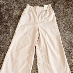 未使用タグ付き　タカシマヤスタイルプリュ ワイドパンツ ピンク　L