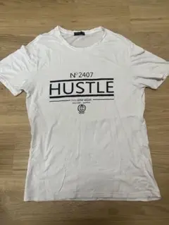 HUSTLE Tシャツ Lサイズ ホワイト