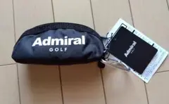 【黒】新品タグ付★アドミラル　ゴルフ　ボールポーチ/ボールケース