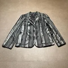 Bruno piattelli テーラードジャケット　レディース　光沢　46