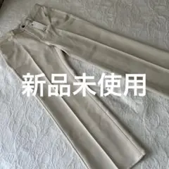 新品未使用　ジーユー ライトベージュ ストレートパンツ Lサイズ