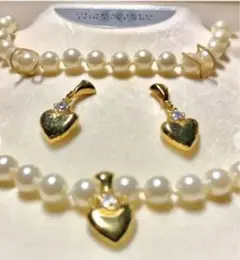 美品 MISAKI®️ 日本パール ネックレス と ピアス ♡3点セット