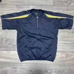 アシックス 野球 ゴールドステージ Vジャン プルオーバー ネイビー Mサイズ