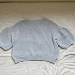 【SALE】eclat エクラ ローゲージニット 半袖ニット 日本製