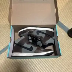 Nike Dunk High ブラウン/グレー　値段交渉可