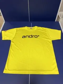 【卓球】andro ナパTシャツ イエロー（Ｓサイズ）