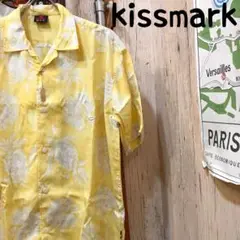 kissmark キスマーク アロハシャツ M 古着 (1786)
