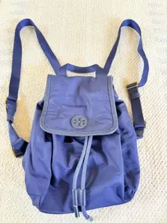 トリーバーチ　ネイビー ナイロン バックパック