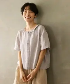 新品未開封品♡Creema　fall-in＆co　ブラウス　　リネン100%