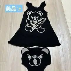 HYSTERIC GLAMOUR ヒスミニ　ベア　ワンピース80〜90
