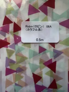 Robin リバティ　タナローン　0.5m check&stripe