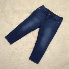 Vanilla studio 【4L】デニムストレッチパンツ ワイド ストレート