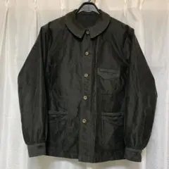 フォアモスト　FOREMOST  モールスキン　カバーオール　サイズ44 COMOLI - SOLD フォアモスト foremost ブラックモールスキン 44