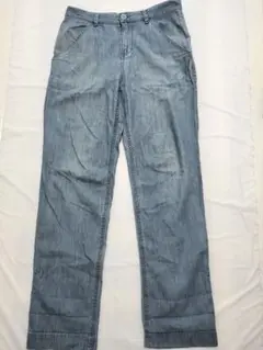 LOWRYS FARM Mサイズ ソフトデニムストレートパンツ
