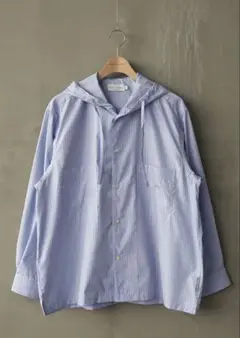 マニュアルアルファベット　T/C POPLIN HOOD SHT